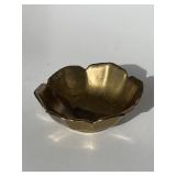 Solid brass lacquer bowl