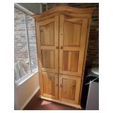 Pine TV cabinet