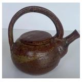 Pottery teapot