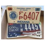 License plate plates
