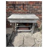 Wooden garden table