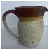 Studio pottery, water pitcher
