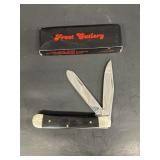 Frost cutlery, double bladed knife
