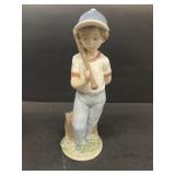 Lladro 1990 7610 boy with baseball bat