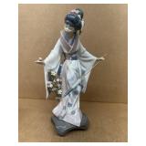 Lladro porcelain, geisha girl