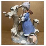 Lladro winter frost, retired figure 5287