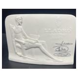 Lladro society collection signed plaque