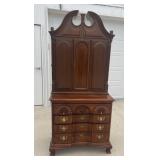 Mahogany Secretary, 2 piece
