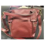FOSSILl burgundy brand new purse