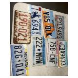 License plate, Wyoming, Arizona, Nevada, G