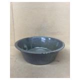 Grey enamel bowl