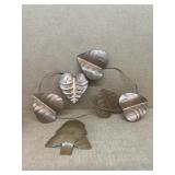 Michael BONNE handmade copper leaves