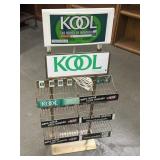 KOOL advertising display