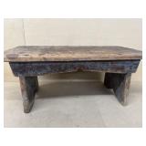 Wooden foot stool