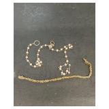 Sterling silver 925 bracelet and necklace