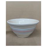 Oven proof, pink blue white bowl