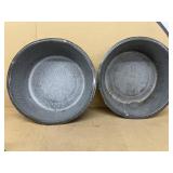 Gray enamel wash pans