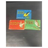 Bird books of America, blue book, green book, a