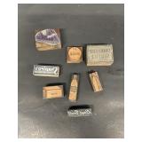 Type stamps, standard oil, Coca-Cola, etc.