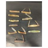 Pocket knives, parts, and pieces