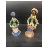 Antique pottery, musicians