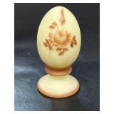 Fenton hand painted egg