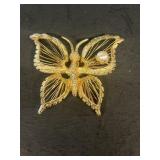 Brooks butterfly broach