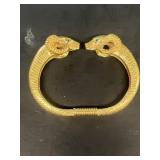 Kenneth Jay lane ram head bracelet