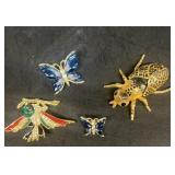 Costume jewelry pins