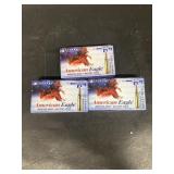 (3) boxes, American Eagle 5.56x 45 mm ammunition
