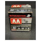 Winchester 410 ga. eight shot ammo box of 25-NO SH