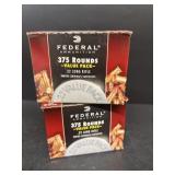 (2) boxes 22 long rifle ammo 375 rnds per box-NO S