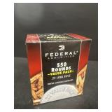Federal 22 LR Ammo-box of 550 rnds-NO SHIPPING