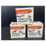 (3) boxes of Winchester, rabbit and squirrel