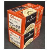 (2) boxes of federal 9 mm Luger ammo 100 per box-N