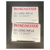 Winchester 22 long rifle 12 shot ammo-NO SHIPPING
