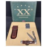 Case XX pocket, knife, cigarette, lighter and