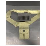 Shotgun shell belt, ammo clip holder