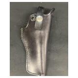 Leather gun holster