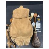 Powder horn and bag
