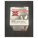 Winchester 22WIN 40 grain ammo-NO SHIPPING