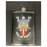 Stainless steel flask hills on wheels