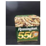 Remington 22 gold bullet LR cartridges-box of 550-