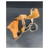 GALCO medium FR auto gun holster 163 over the