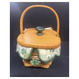 1998 longaberger shamrock basket