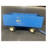 The big blue farm wagon
