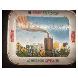 Coca-Cola advertising tray