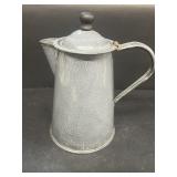 Gray enamel coffee pot