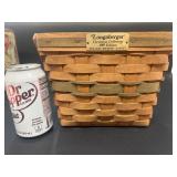 1989 longaberger Christmas holiday memory basket