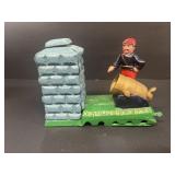 Cast-iron artillery bank